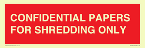 CONFIDENTIAL PAPERS FOR SHREDDING ONLY